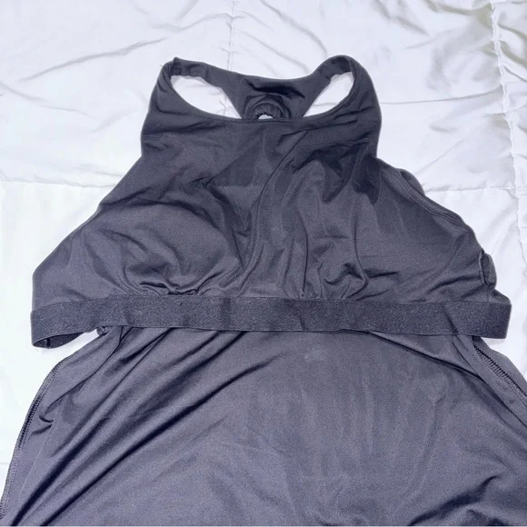 Old Navy Active Black PowerSoft Strappy Back Shelf Bra Tank Top XXL - Picture 6 of 6